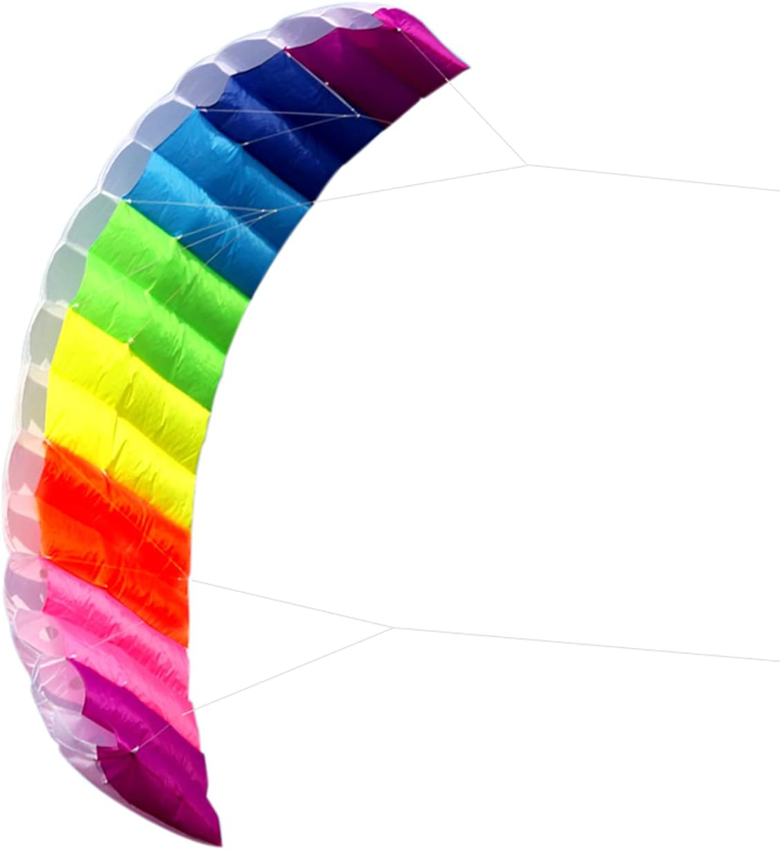 1/1.4/2/2.7M Flying Line Wing Kite Stunt Power Kite Soft Giant Flying Kite Sports B Kite 2 Meters image number 6