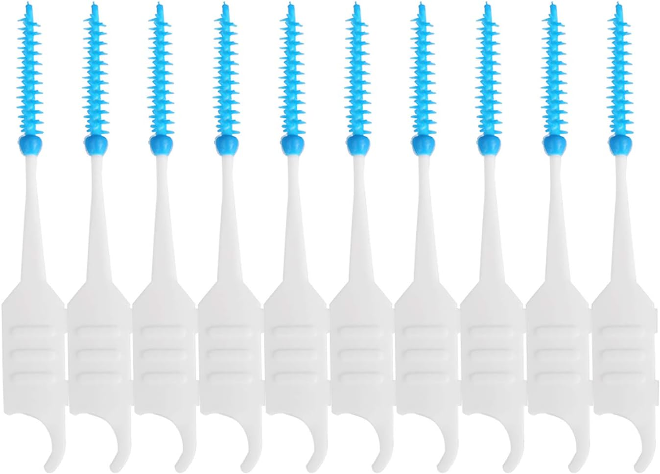 200Pcs/Box Dental Floss Interdental Brush Teeth Stick Toothpick Soft Silicone Double-Ended Tooth Picks Oral Care BBZY image number 4