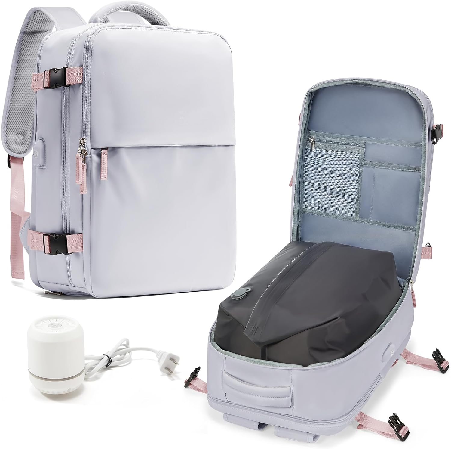 Large Airback Backpack with Vacuum Seal Compression