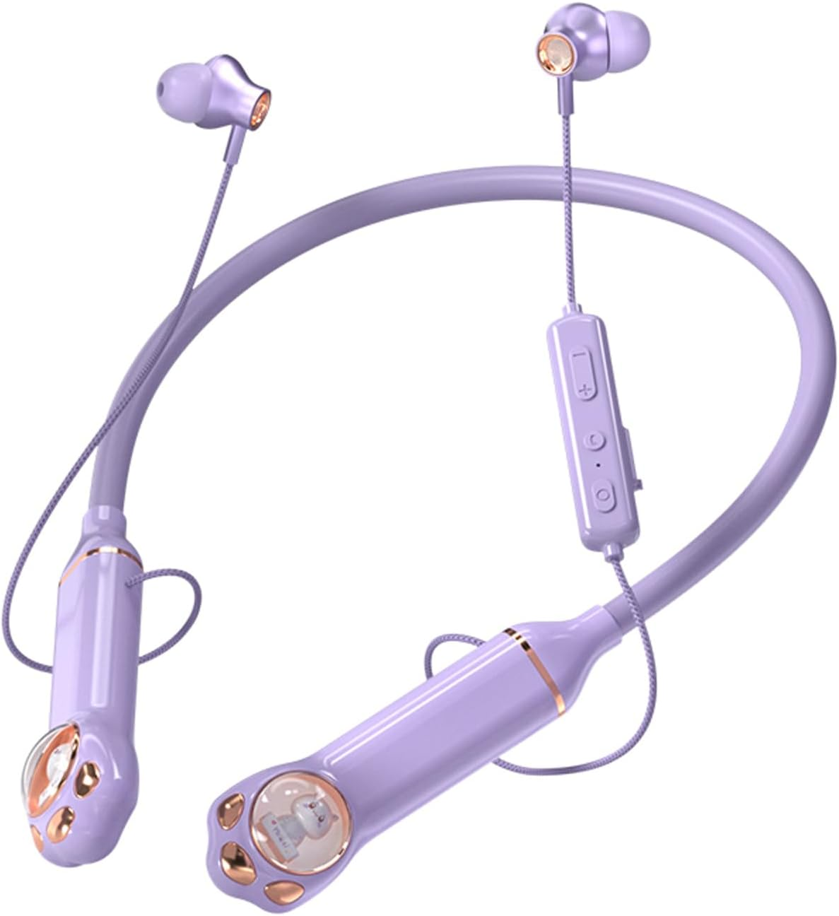 Xmenha Bluetooth Headphones Children'S In-Ear Wireless with Neckband for School Boys Girls Children'S Headphones Wireless Earbuds Headphones Wireless Earphones with Cable for Ipad Kindle Mobile Phone