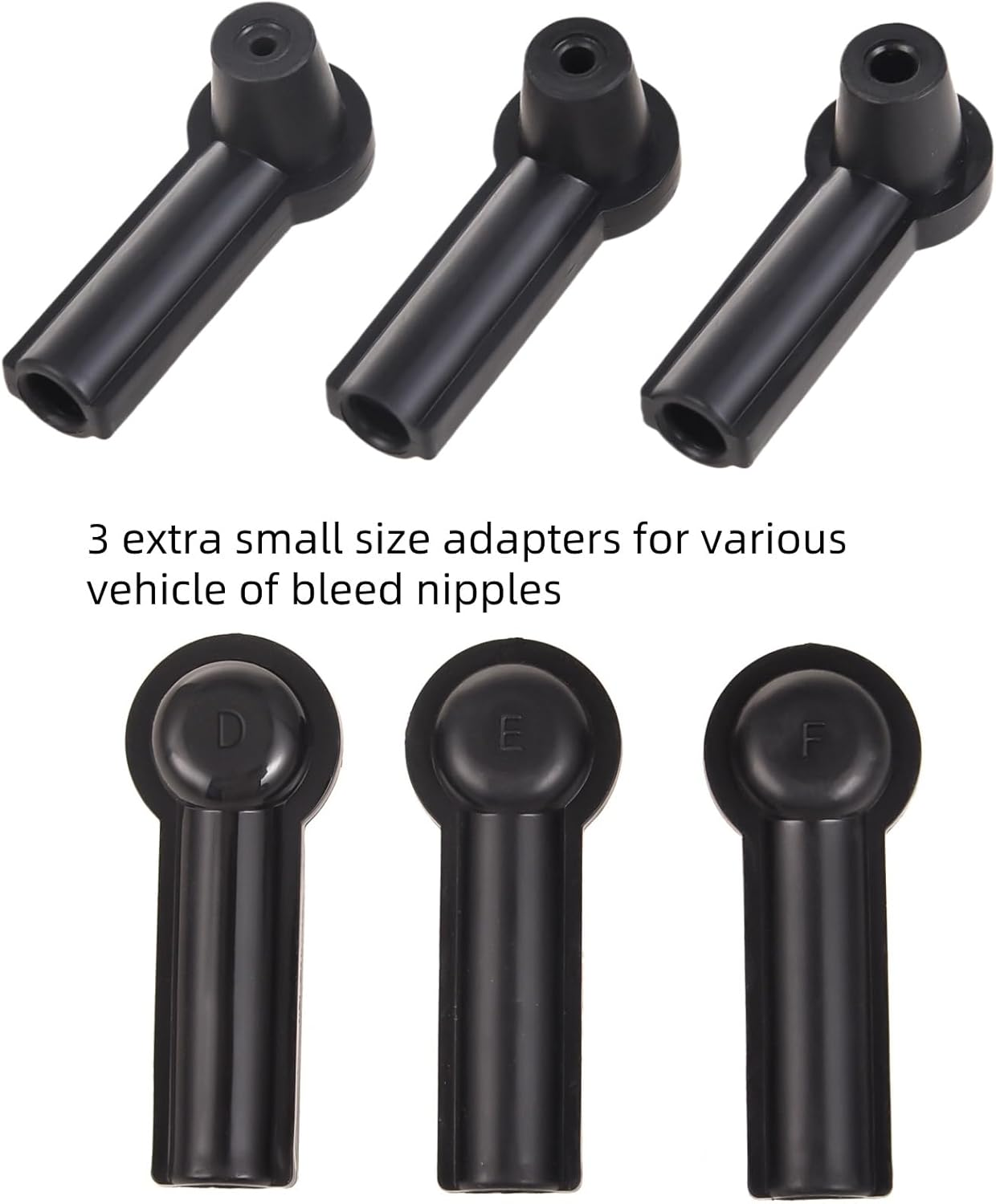 DHA Brake Fluid Bleeding Kit,Brake Bleeder Kit Hand Held Vacuum Pump Pressure Tester Gauge Adapter Set Automotive,Manual Brake Clutch System Bleeder Tool Kit for Bike Car Motorcycle Truck One Man image number 4