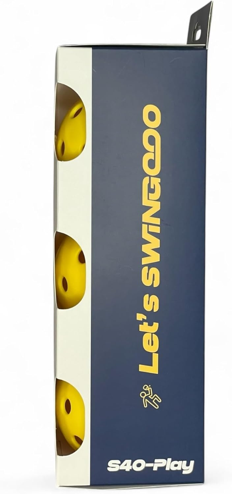 Swingooo S40 Play Verstatile Pickleballs &ndash; 40-Hole Design for Durability, True Flight, and Consistent Bounce &ndash; Set of 3 image number 5