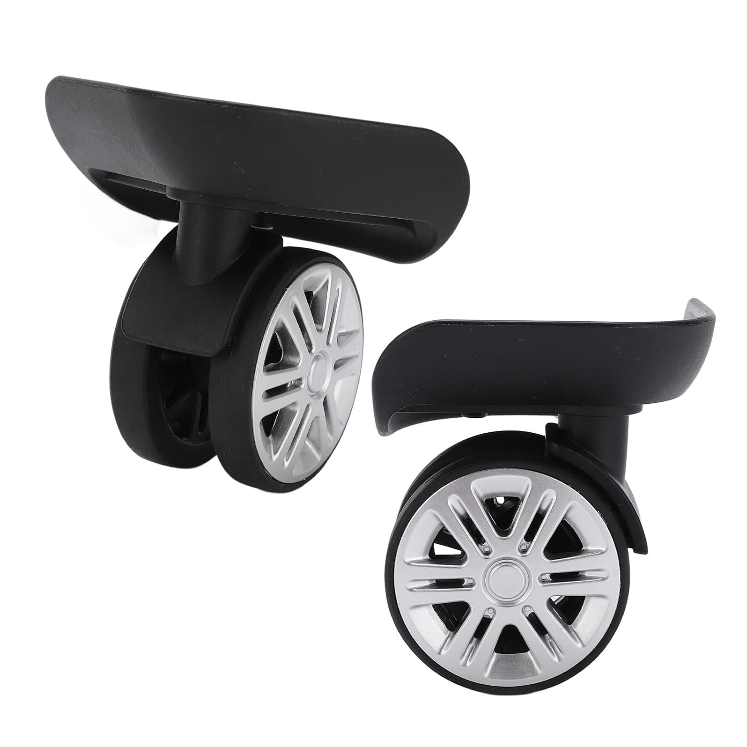 1 Pair A65, Wheels Mute Swivel Suitcase Luggage Samsonite Replacement Wheels Replacement for Caster Repair Parts image number 1