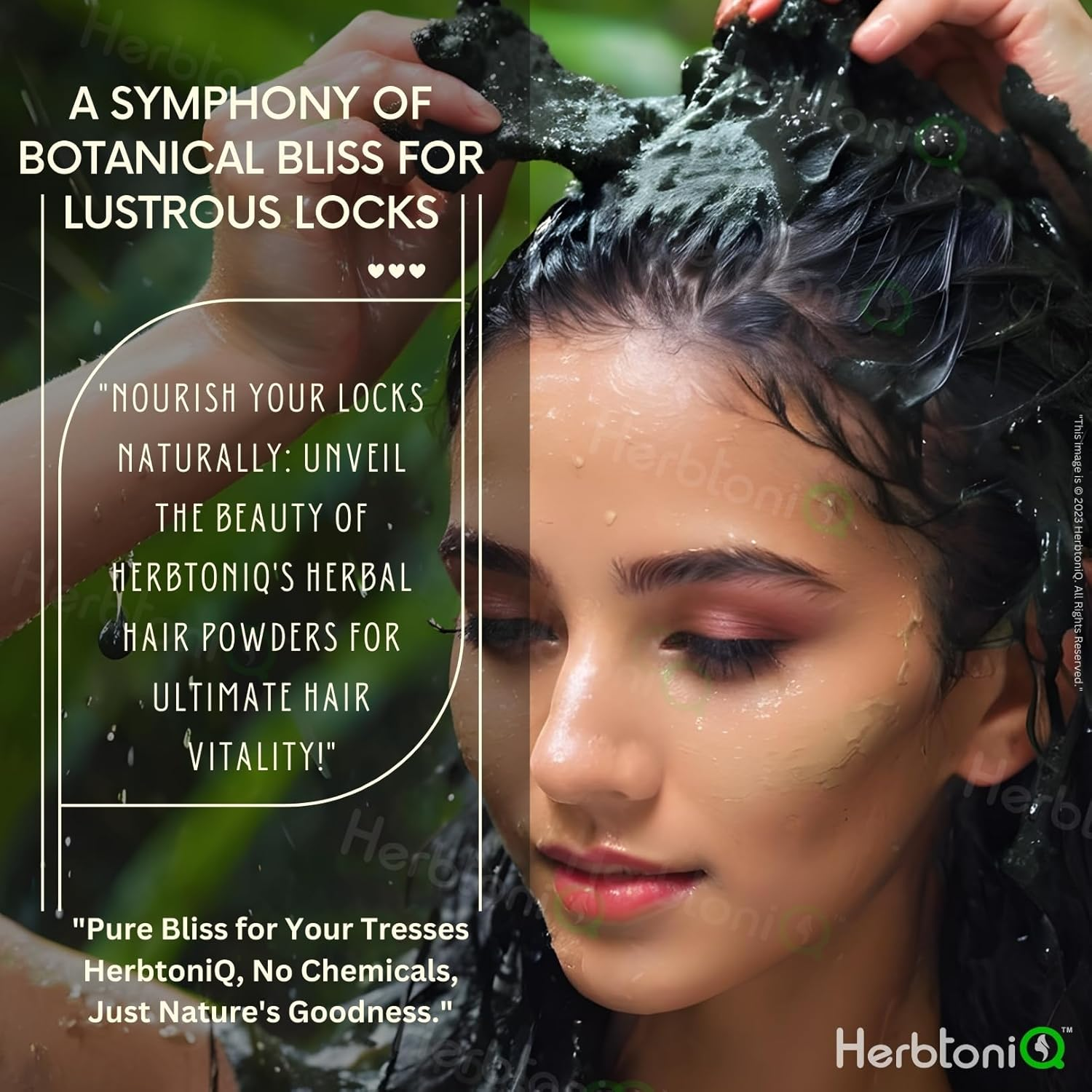 Herbtoniq Combo of 9 100% Natural Jatamansi, Hibiscus, Bhringraj, Brahmi, Soapnut, Aloevera, Fenugreek, Shikakai, Amla Powder for Hair & Scalp Care (Pack of 9, 1300 Gram) image number 2