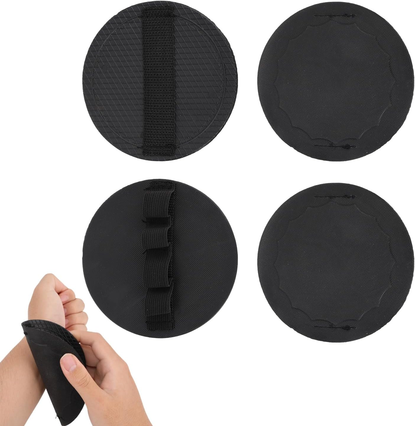 4Pcs Shower and Bath Tool Set, Deep Exfoliating Body Scrubber Gentle Dead Skin Removal for Men & Women Suitable on All Skin Types image number 3