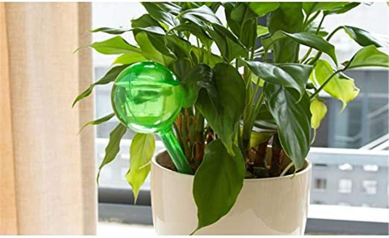 Plant Watering Bulbs, Automatic Self-Watering Globes Plastic Balls Garden Water Device Watering Bulbs for Plant (Small, 4 Pcs Clear) image number 2