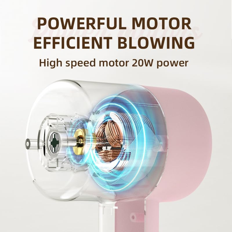 Hand Whisk Electric, 3 Speed Handheld Mixer,Two Whisk Mount Baking Mixer, Cordless Electric Hand Mixer for Eggs, Soups, Cream, Batters | Portable, Wireless & Rechargeable image number 2