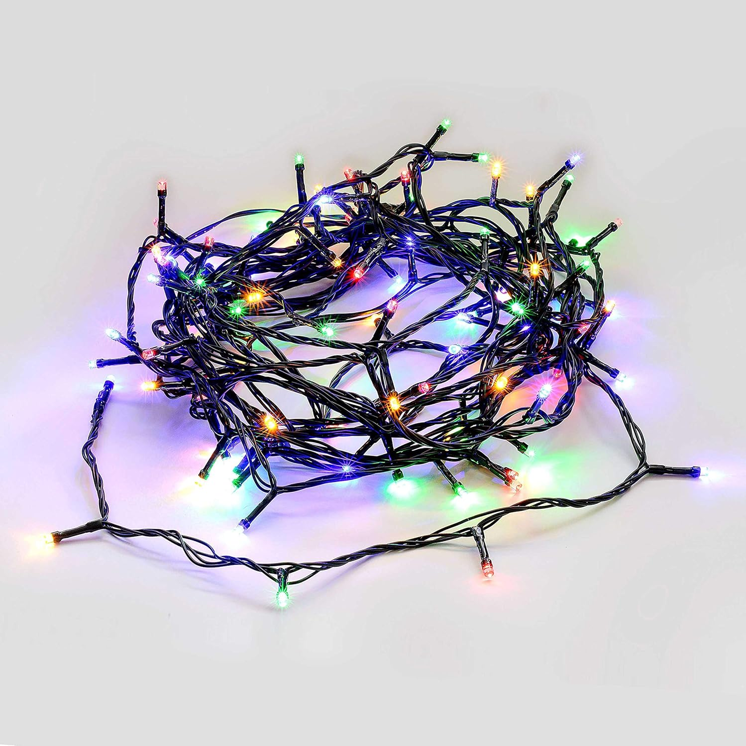 Lexi Lighting 100 LED Fairy Light Chain, Warm White, 4.95M Festive String Lights with 8 Functions Mode, Memory Hold, Xmas, Parties, Weddings, Indoor/Outdoor Use - Garden/Patio Decoration