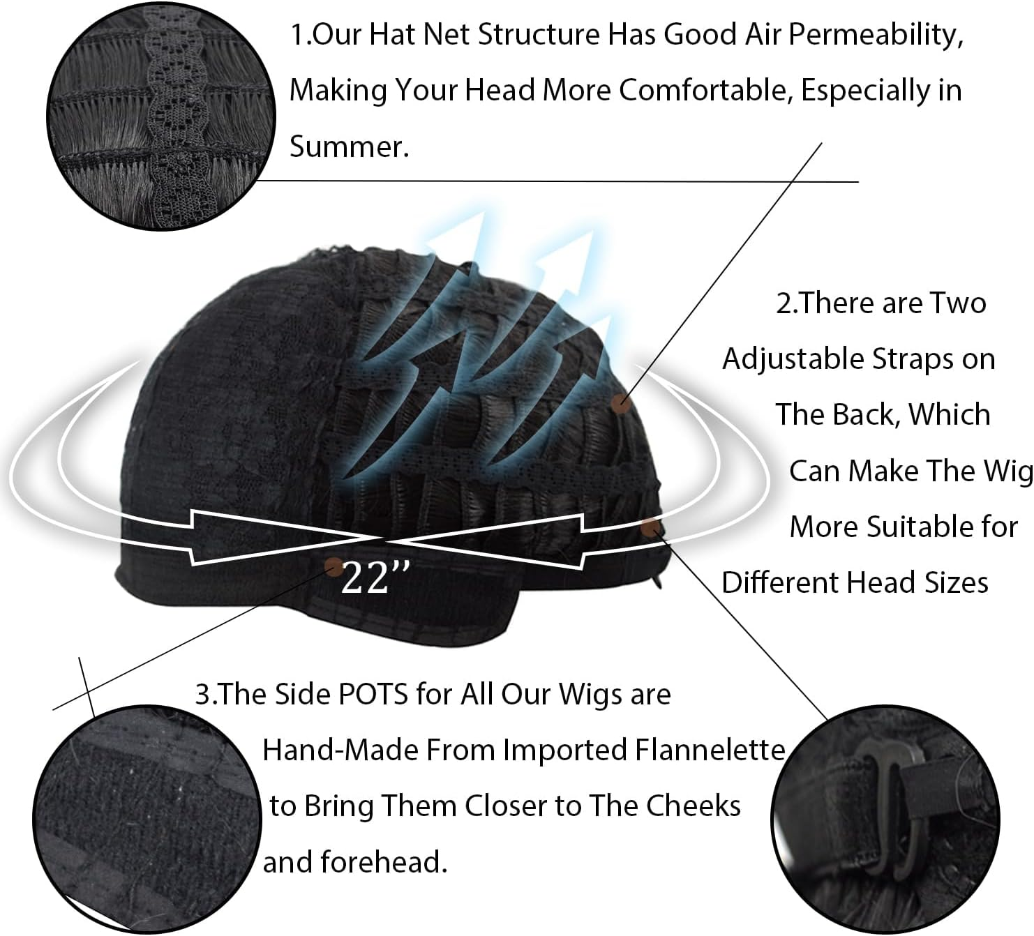 Long Braided Wigs for Women Black Braided Wednesday Wig with Fringe Cosplay Costume Party Wigs for Family Women Girls image number 6