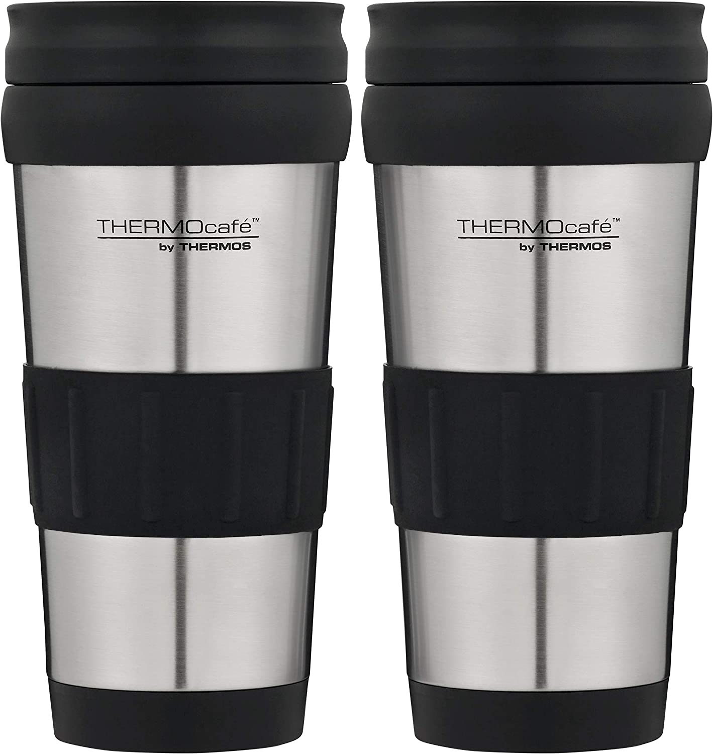 Thermocafe by Thermos Foam Insulated Travel Tumbler - 2 Pack, Stainless Steel, 3962C4AUS image number 1