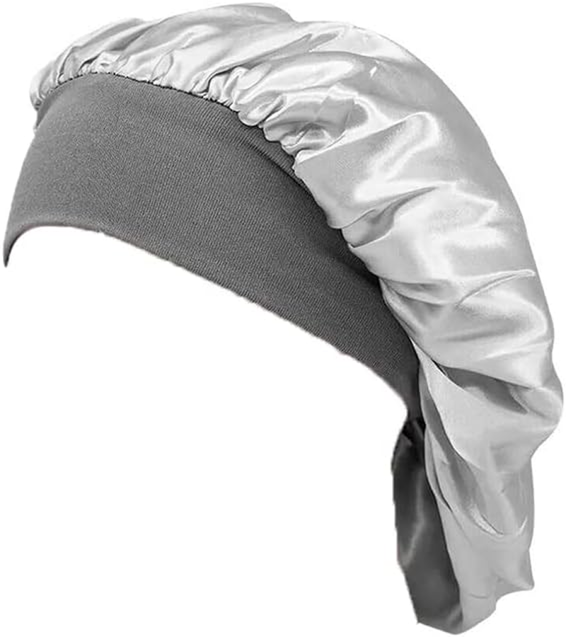 Sleeping Bonnet Silk Satin Cap for Women - Soft, Breathable, Elastic Night Hat for Hair Care and Protection, Suitable for Hair Rollers, Overnight Treatments image number 3