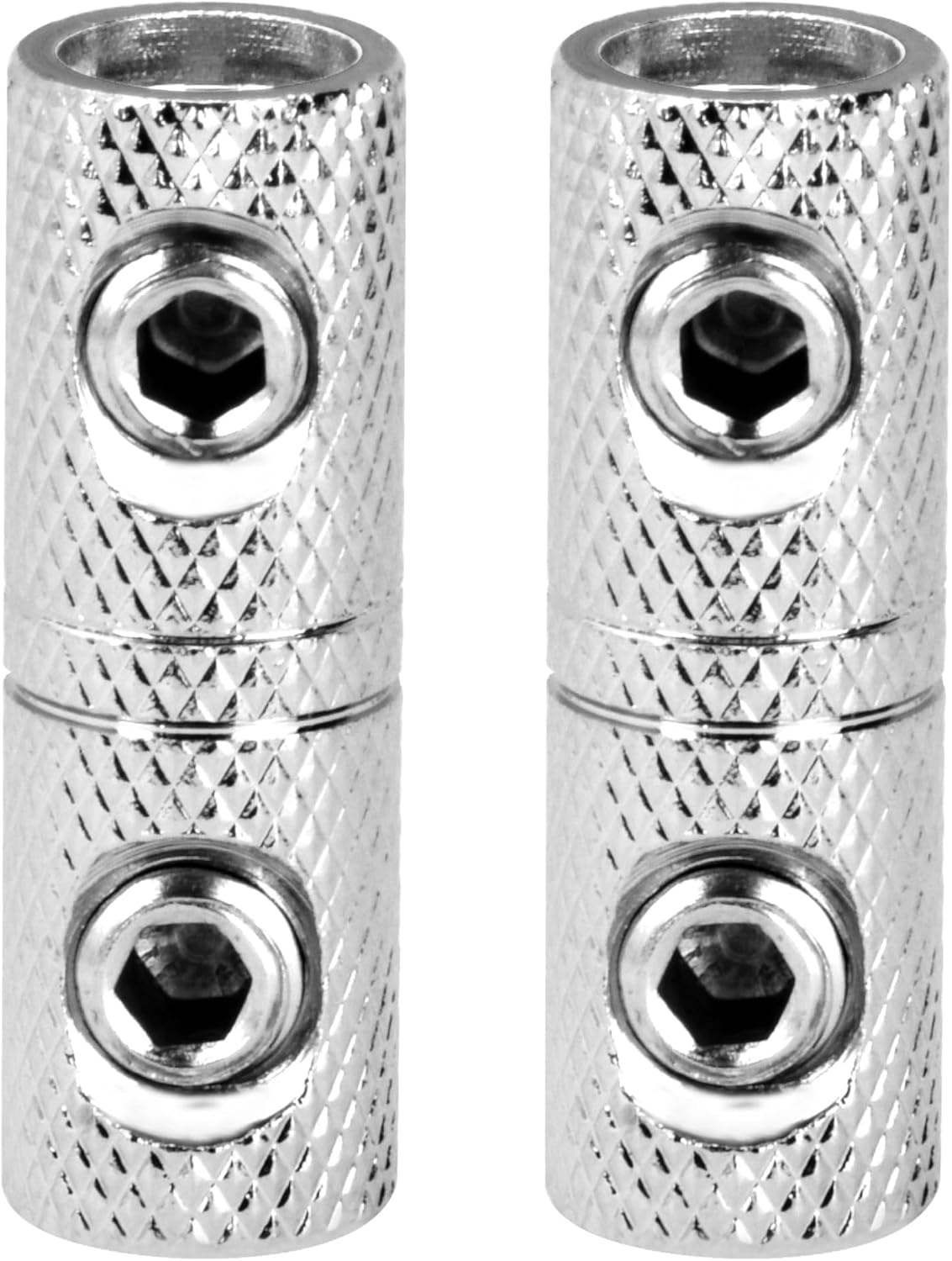 Conext Link WCT8N-2 Series Wire Coupler Terminal Butt Connector with Set Screws 2 Pack 8 Gauge image number 1