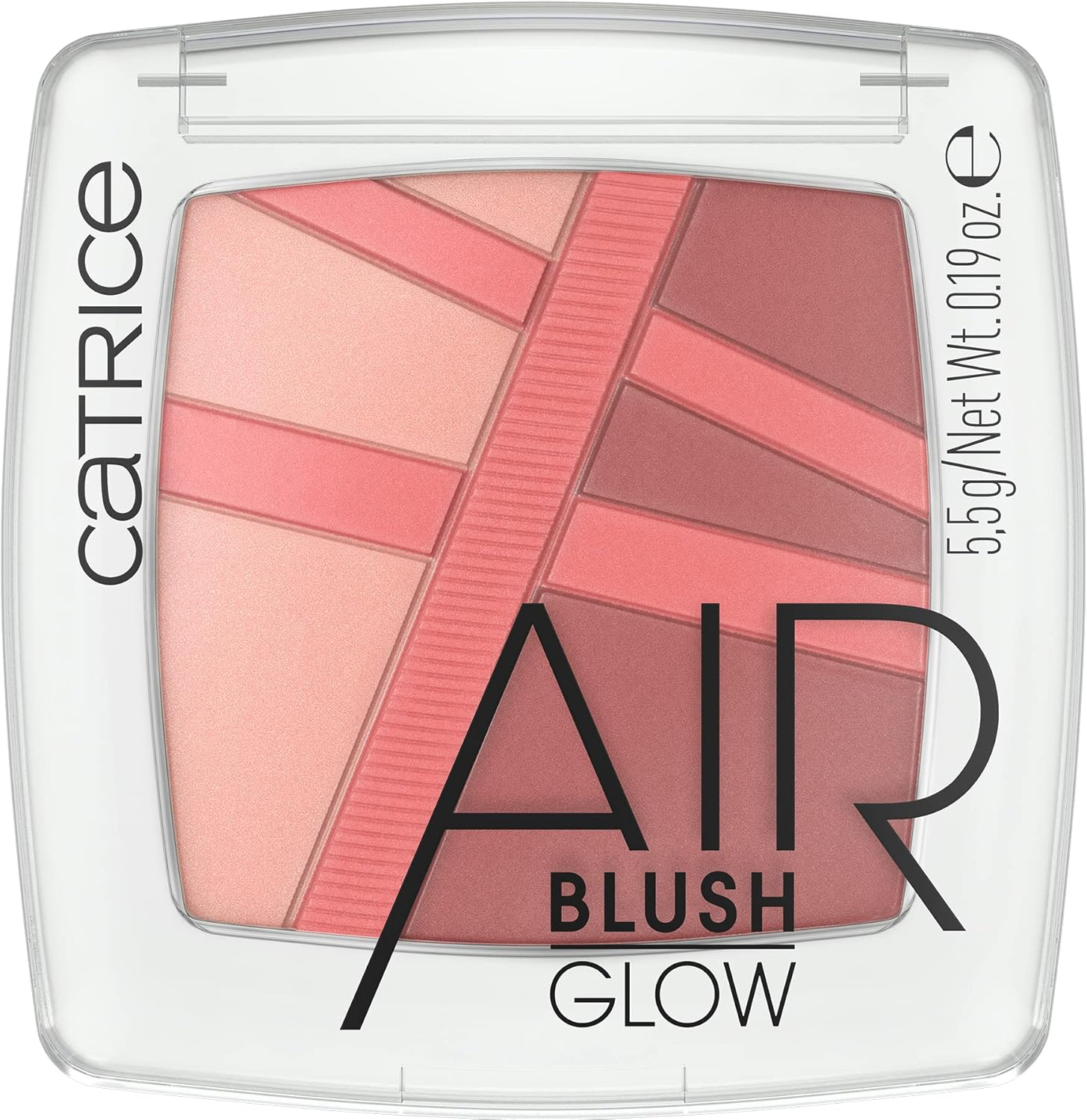 Catrice Airblush Glow, Blush, No. 020, Multicoloured, Long-Lasting, Instant Result, Shimmering, Vegan, Perfume, Alcohol, Parabens, Pack of 3 (3 X 5.5 G)