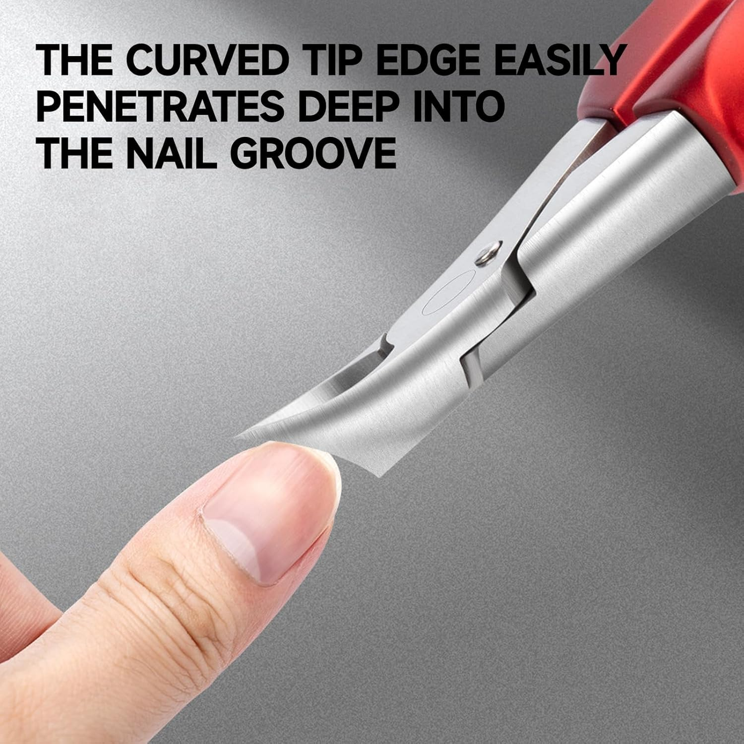 Professional Toenail Clippers for Thick Nails Heavy Duty Stainless Steel Nail Clipper for Seniors Adults, Ergonomic Handle, Toe Nail Cutter image number 2