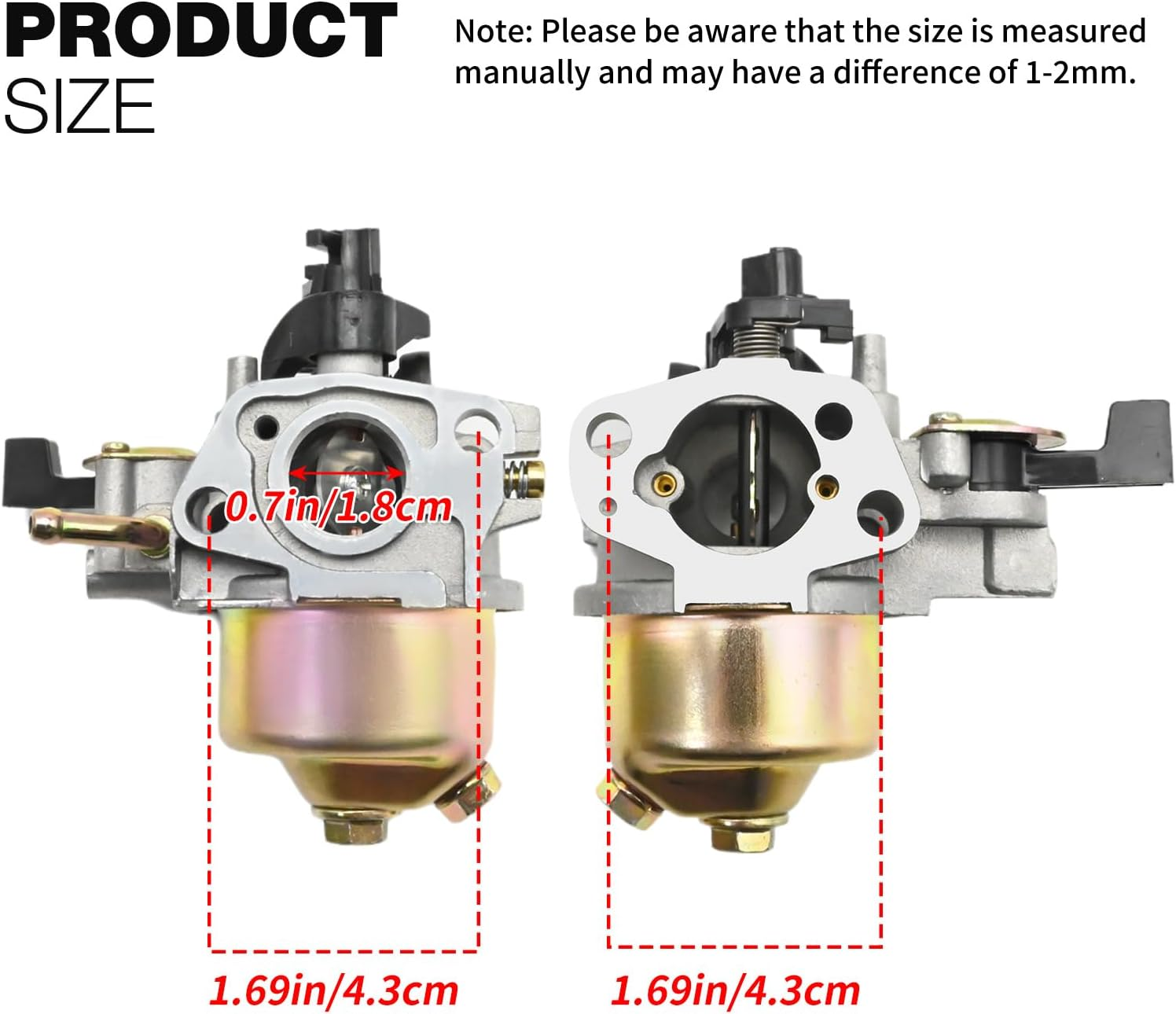 SYOWADA 16100-ZIV-003 Carburetor Tune up Kit, Replacement for Honda GXV160 HRU196 HRU216 5.5HP Lawn Mower image number 1