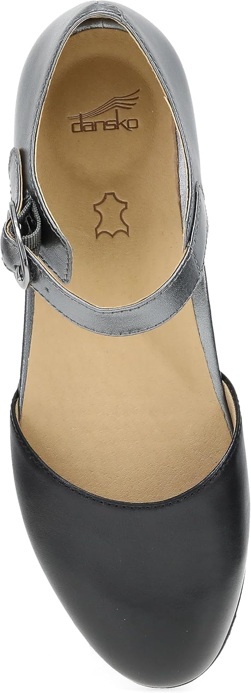 Dansko Liv D'Orsay Mary Jane Flats for Women - Arch Support, Soft Leather, Adjustable Buckle, All-Day Comfort, Quality Construction image number 4