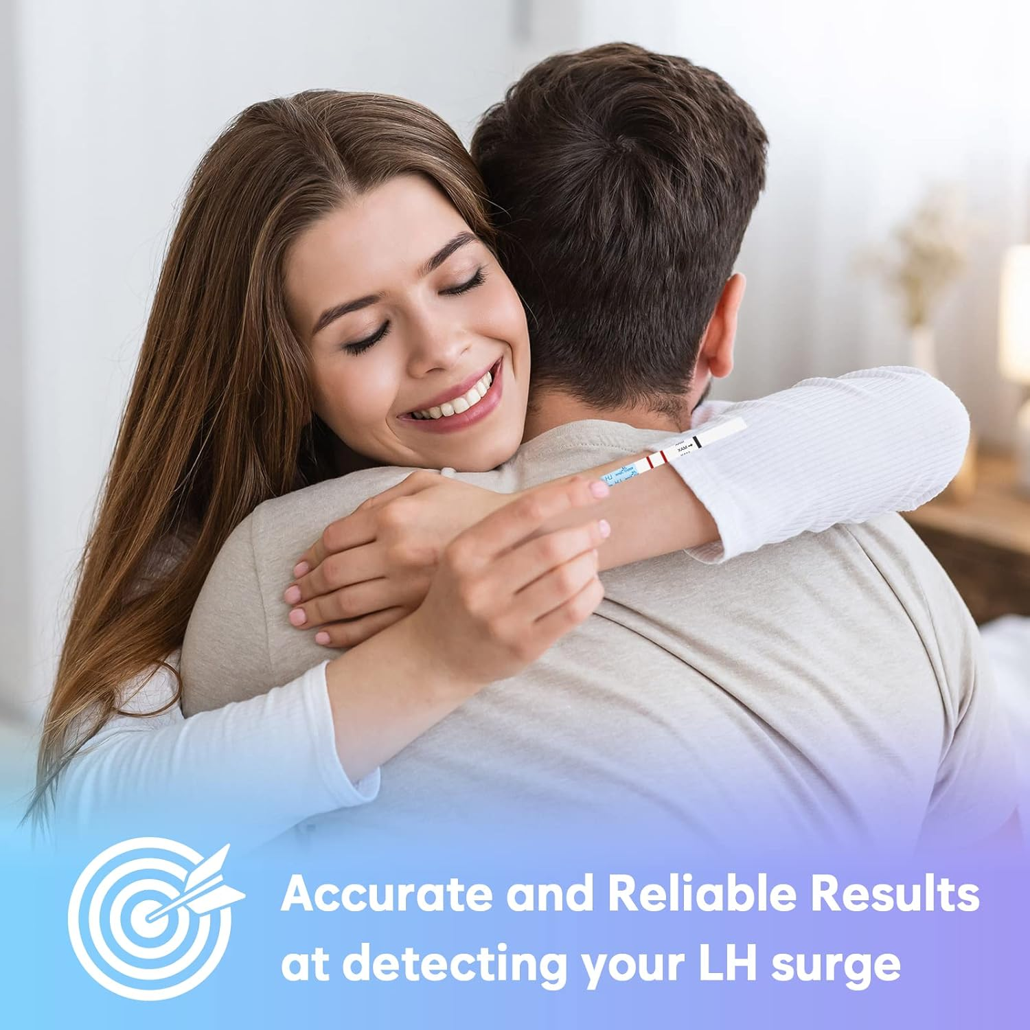 Easy@Home Ovulation Test Strips, 100 Pack Fertility Tests, Ovulation Predictor Kit, FSA Eligible, Powered by Premom Ovulation Predictor Ios and Android App, EZW2-S-100 image number 3