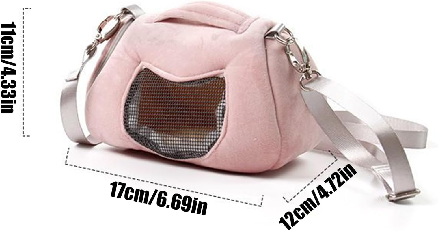 Small Animal Carrier - Safe Guinea Carrier Bag | Portable Washable Pouch for Bunny Squirrel Hedgehog Hamster Travel Outdoor Home Outing Trips image number 1