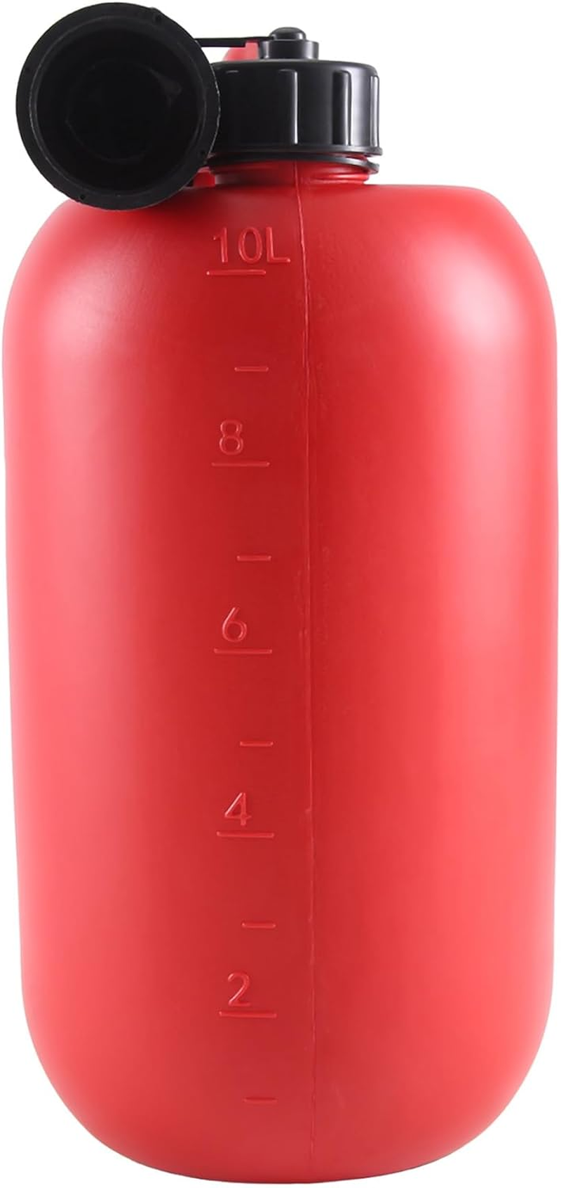 10L 2.64Gal Car Tank Can Spare Plastic Petrol Gas Container Anti-Static Carrier with Pipe for Car Travel Easy to Use image number 1