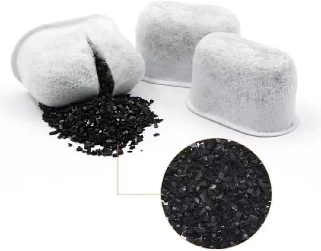 Generic 8 Replacement Water Filters (Activated Carbon) for Breville Barista Express BES870 & Duo-Temp Pro BES810 Machines image number 1