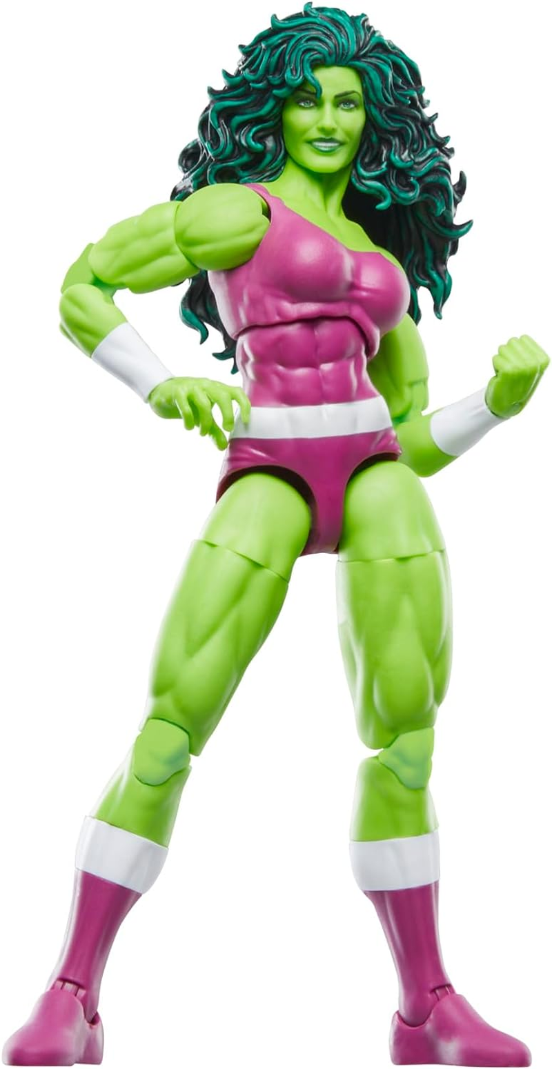 Marvel Legends Series She-Hulk, Iron Man Comics Collectible 6-Inch Action Figure, Retro-Inspired Blister Card image number 1