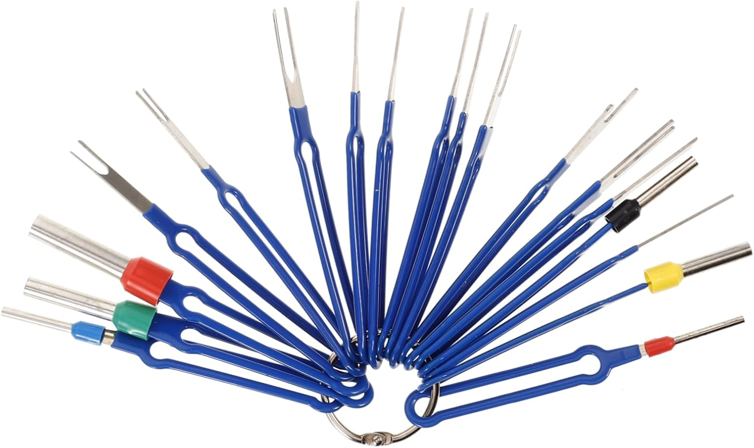 GARVALON 18Pcs Automotive Electrical Tools Kit Terminal Removal Tool Wire Harness Pin Extractor Removal Professional Disassembler image number 4