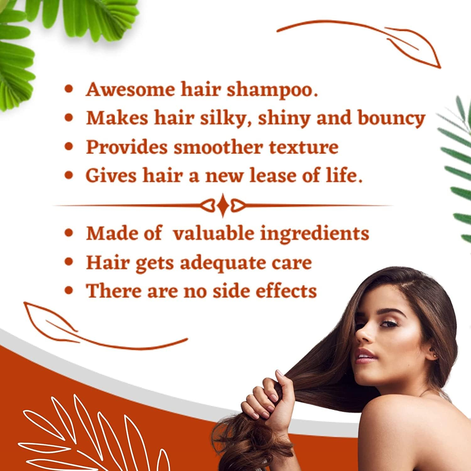 Hair Growth Shampoo with Amla, Reetha, Shikakai and Methi Dana