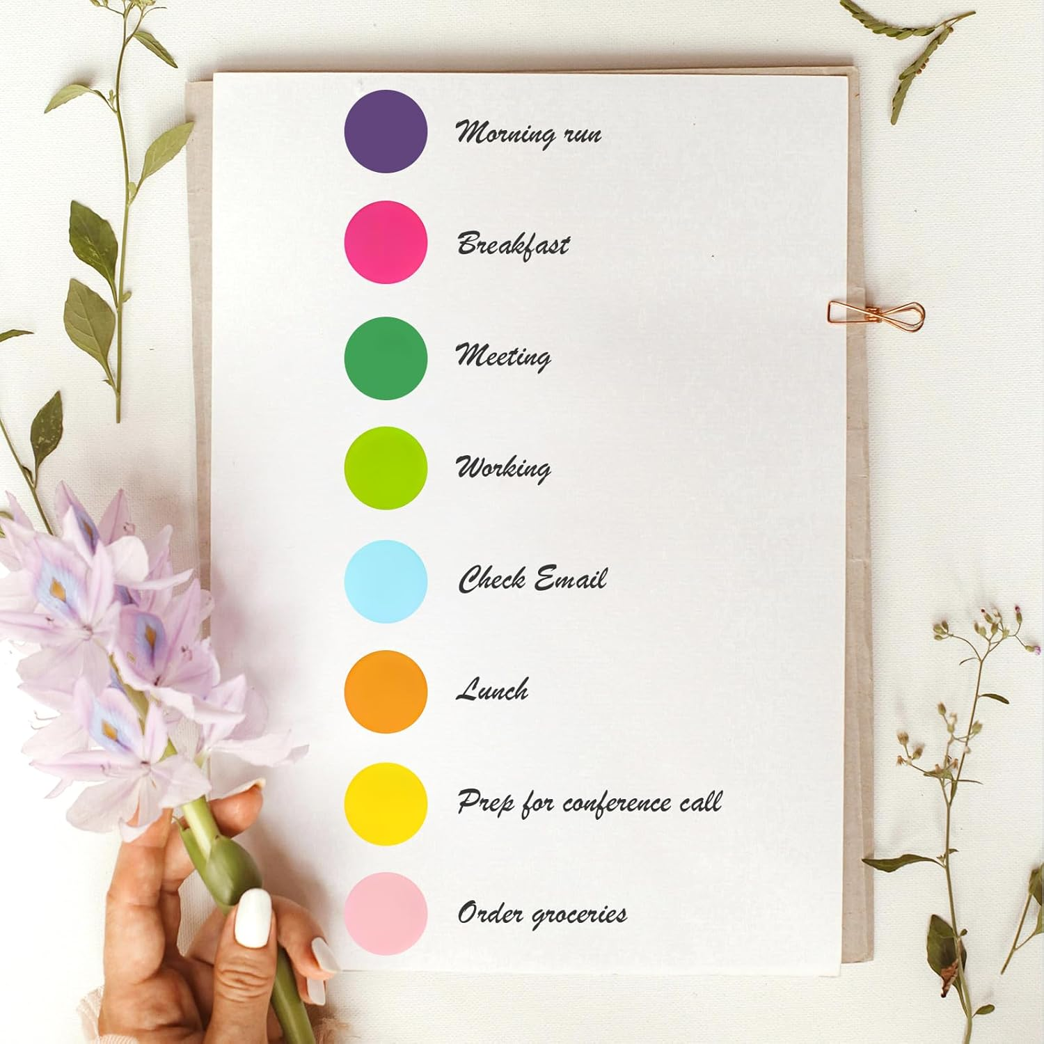 Hianjoo 1540 Pcs Colorful Dot Stickers, 22 Sheets round Coding Labels 19Mm Circle Sticker Label 10 Colors Sale Price Stickers for Library Box Tags Tracker Journal Yard Sale Art Envelopes Scrapbook image number 2