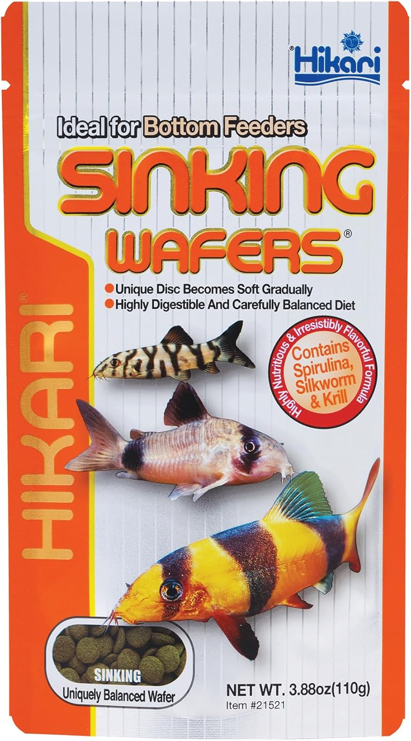 Hikari Tropical Sinking Wafers for Catfish, Loaches and Bottom Feeders 3.88 Oz image number 2