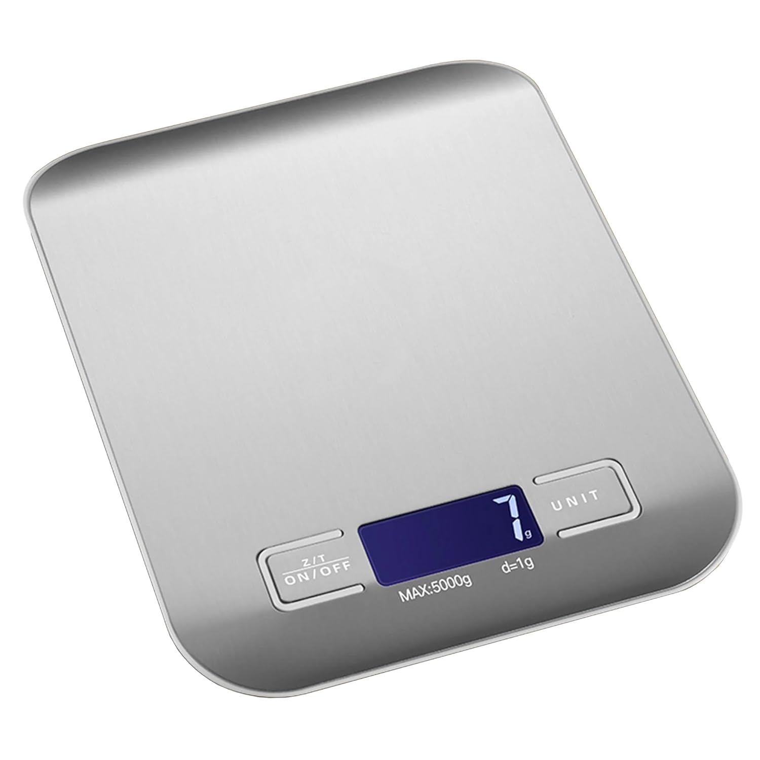 Salesbay Kitchen Scale Cooking LCD Digital 5Kg/1G Stainless Steel Food Weight image number 5