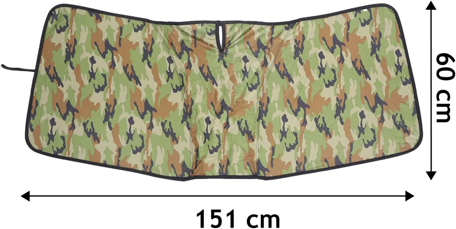 Windscreen Sun Shade Compatible with Land Rover Defender 90/110/130 2020-2025 Accessories | Reflective Windshield Cover Window Shade | UV & Heat Blocking Cover (Polyester (Style D)) image number 3