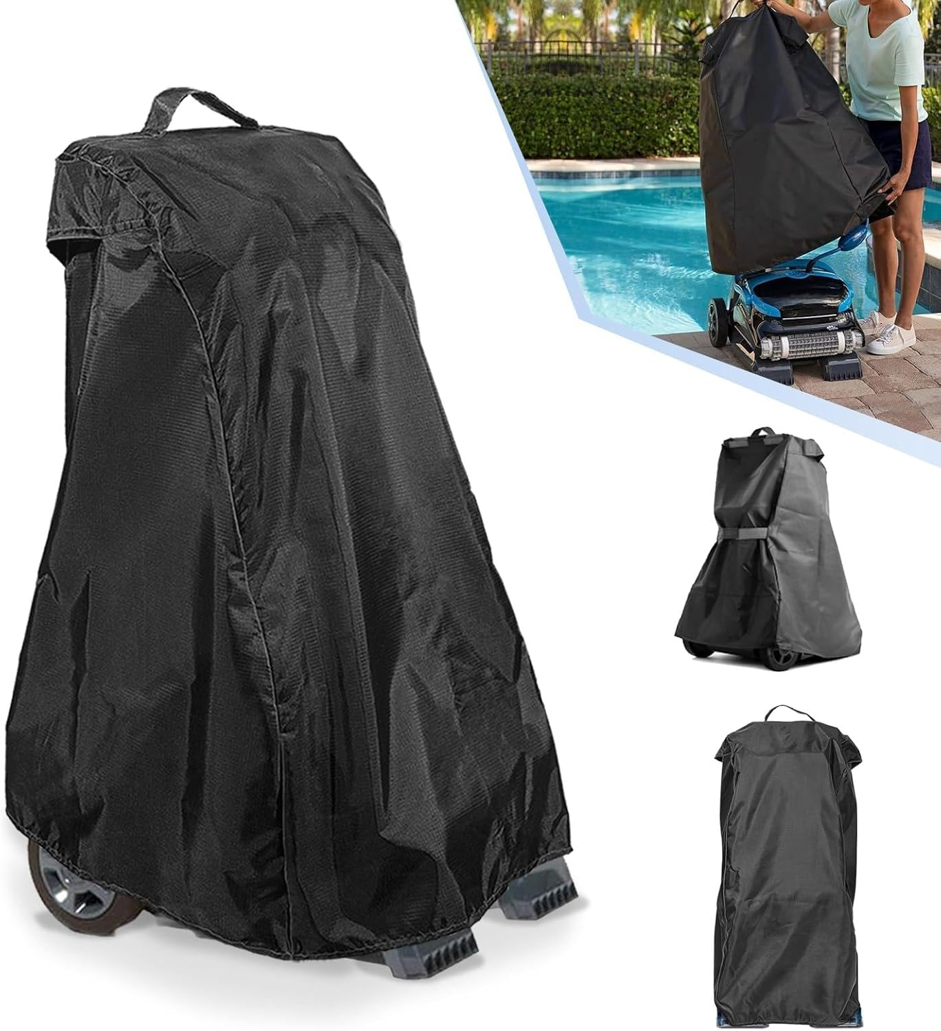 Replacement for Dolphin Pool Vacuum Cleaner Pool Caddy Cover Fit Universal Classic Caddy Upper Protection Cover 9991794-R1 1Pcs image number 4