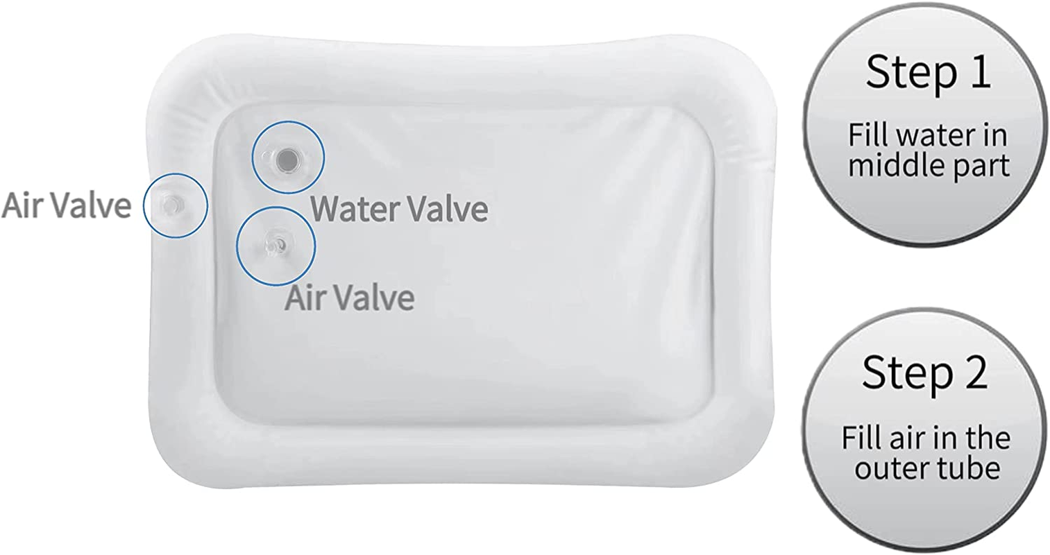 Pandaear Tummy Time Water Mat for Baby, Inflatable Water Play Mats Toys for Infants Newborn Toddlers 3 6 9 Months Girls and Boys image number 2