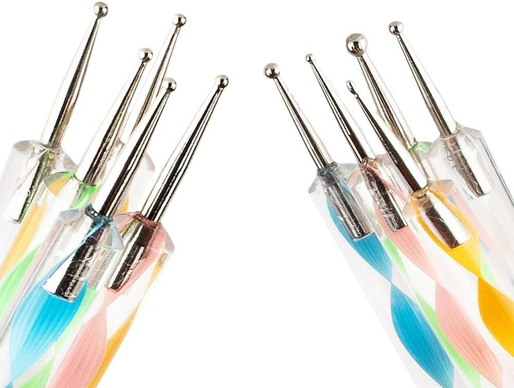 Round Head Needles for Easy Dotting or Nail Art | Dotting Tools with Metal Tips | Pack of 5 image number 6