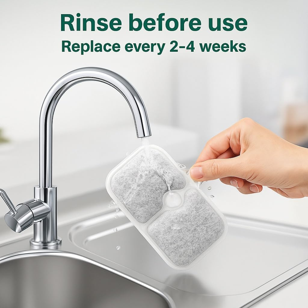 Unron 12-Pet Filter Multi-Pack, Compatible with PETLIBRO PLWF005/115/105 Cat Fountain Systems image number 2