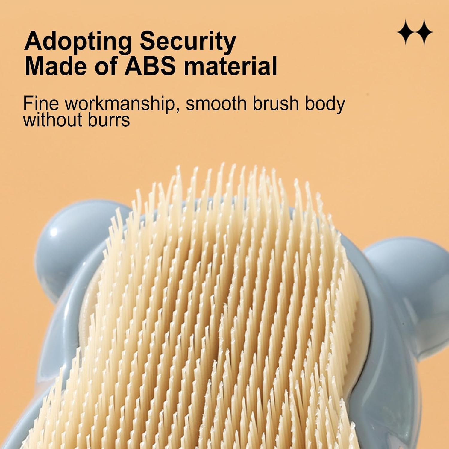 Bear Nail Brush, Soft Bristles, Kids Nail Cleaning Brush, Fingernail Scrubbing Brushes, Easy to Grasp, Scrubbing Cleaning Washing Brushes for Children, Women - Blue image number 6