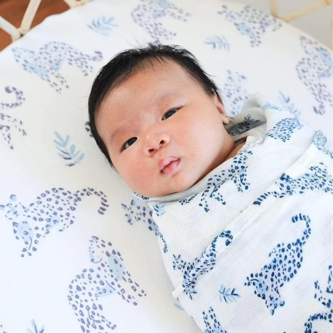 Anchor & Arrow Little Leopards Bassinet/Change Table Sheet, image number 2