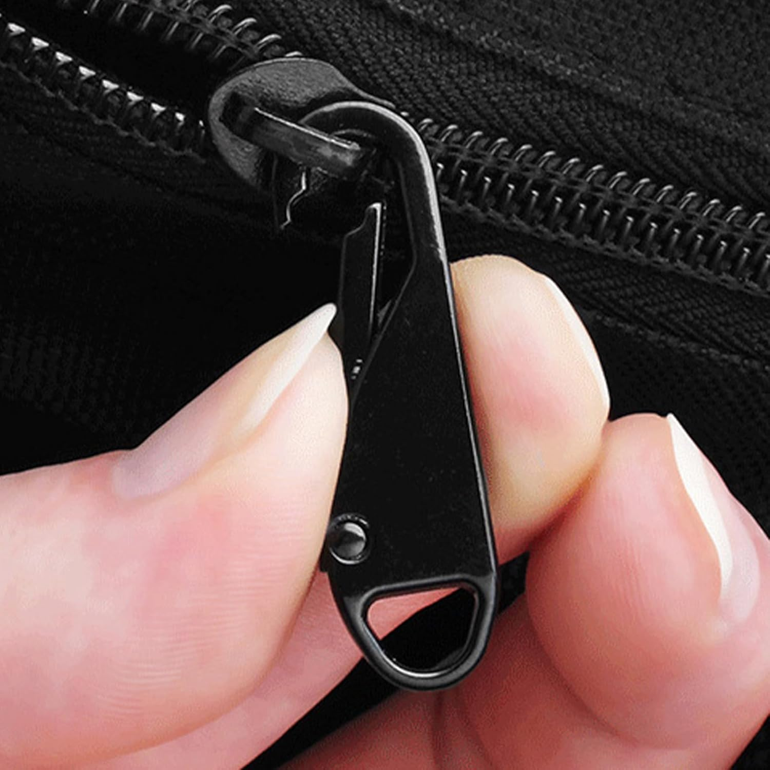Zipper Pull Tab Clothes Extender | Strong Puller Slider Fix for Jackets, Bags, Luggage | Easy Zipper Repair Replacement Kit for Backpacks, Coats, Suitcases, Hoodies, Sportswear, Outdoor Travel Accesso image number 3