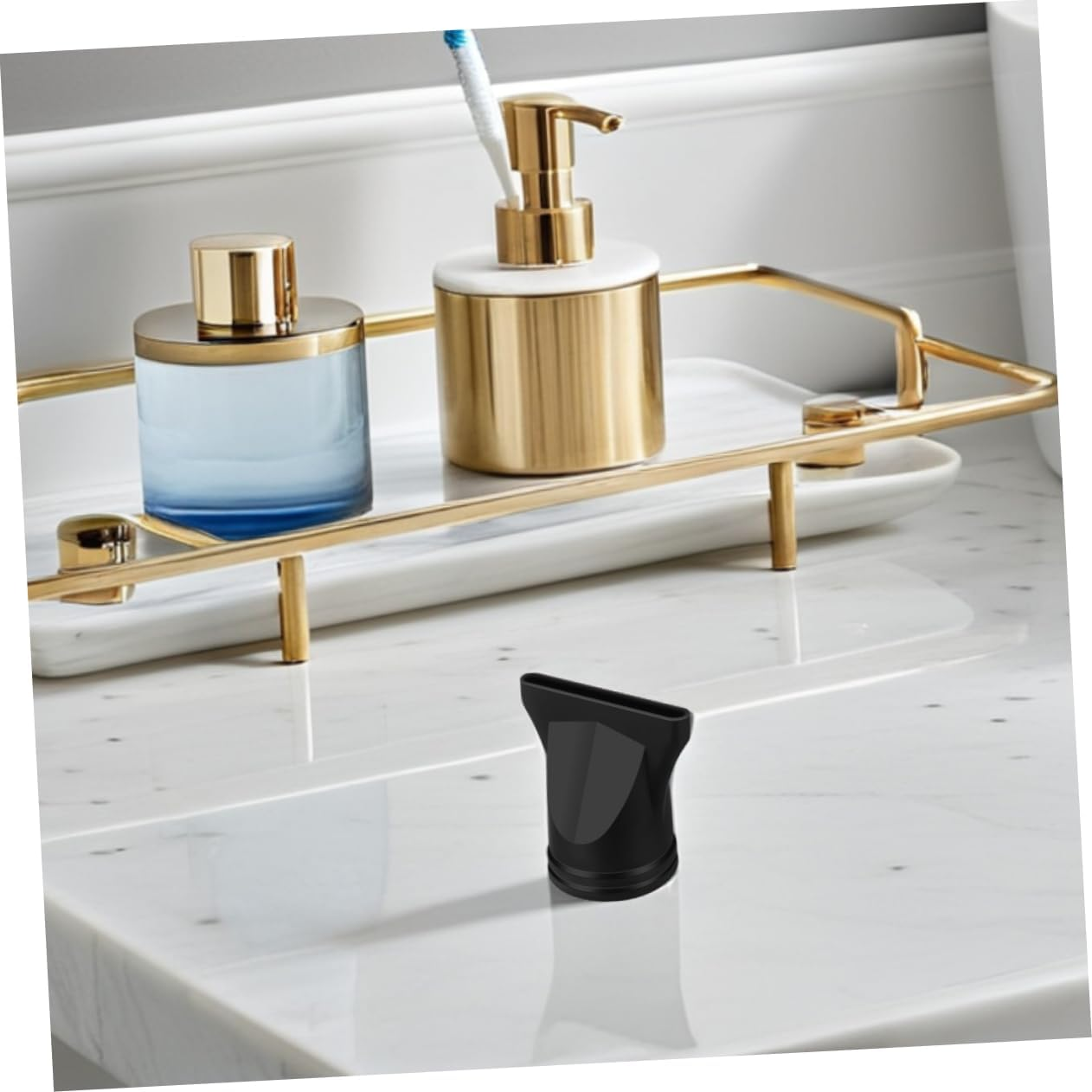 Minkissy 5Pcs Hair Dryer Accessories Diffuser Nozzle for Hair Dryer Plastic Diffuser Attachment