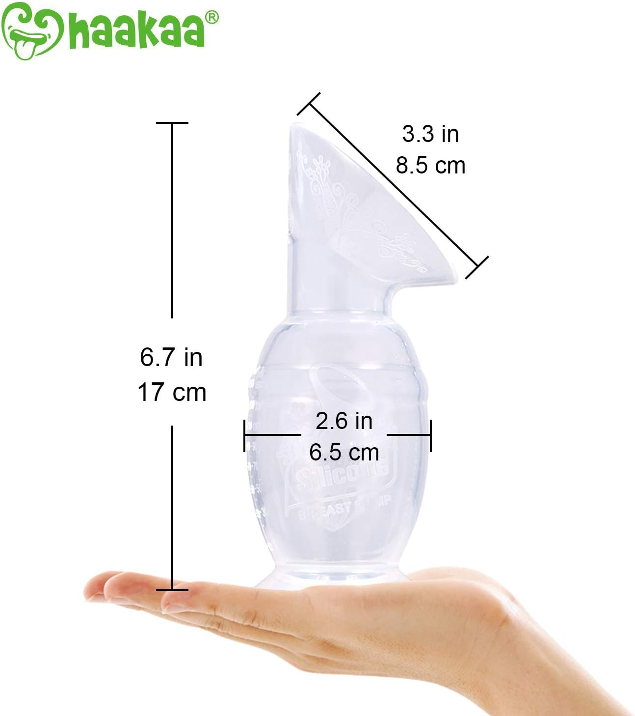 Haakaa Manual Breast Pump with Suction Base Breastmilk Collector Breastfeeding Pump