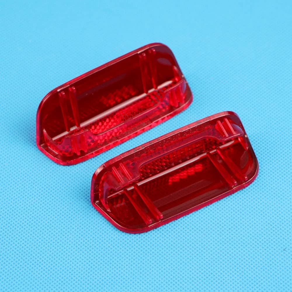 2Pc Interior Door Panel Light Lamp Lense Reflector Red 1KD947419 Fit for B6 B7 CC MK5 MK6 Golf MK6 image number 2