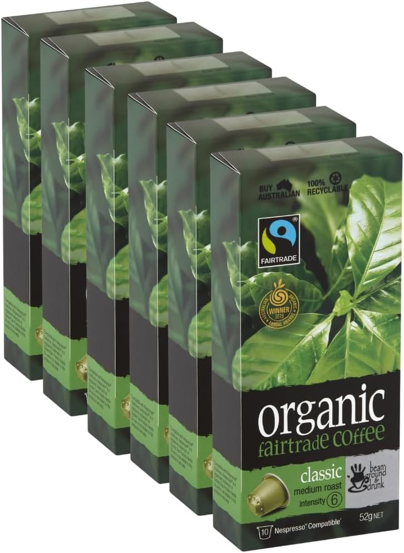 Bean Ground & Drunk Organic Fairtrade Classic Coffee 10 Aluminium Capsules image number 1