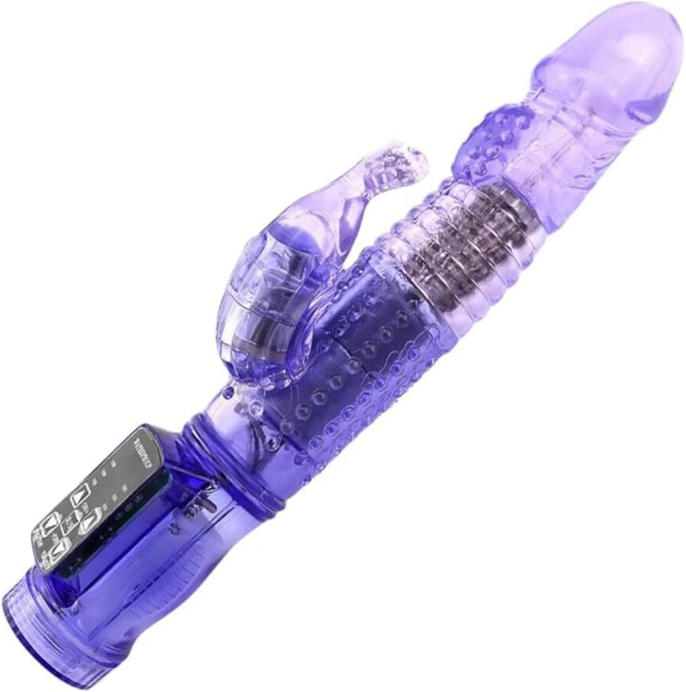 9 Inch Realistic Rabbit Vibrator Dildo G-Spot Clit Massager Sex Toys for Women image number 5