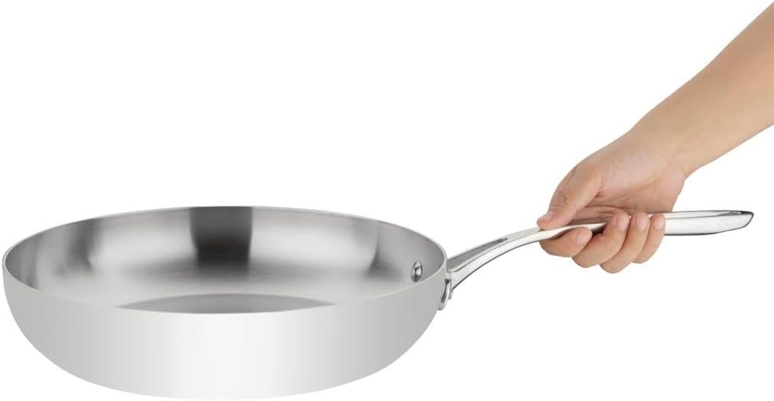 Vogue Y321 Stainless Steel Tri-Wall Fry Pan, 280Mm Diameter image number 4