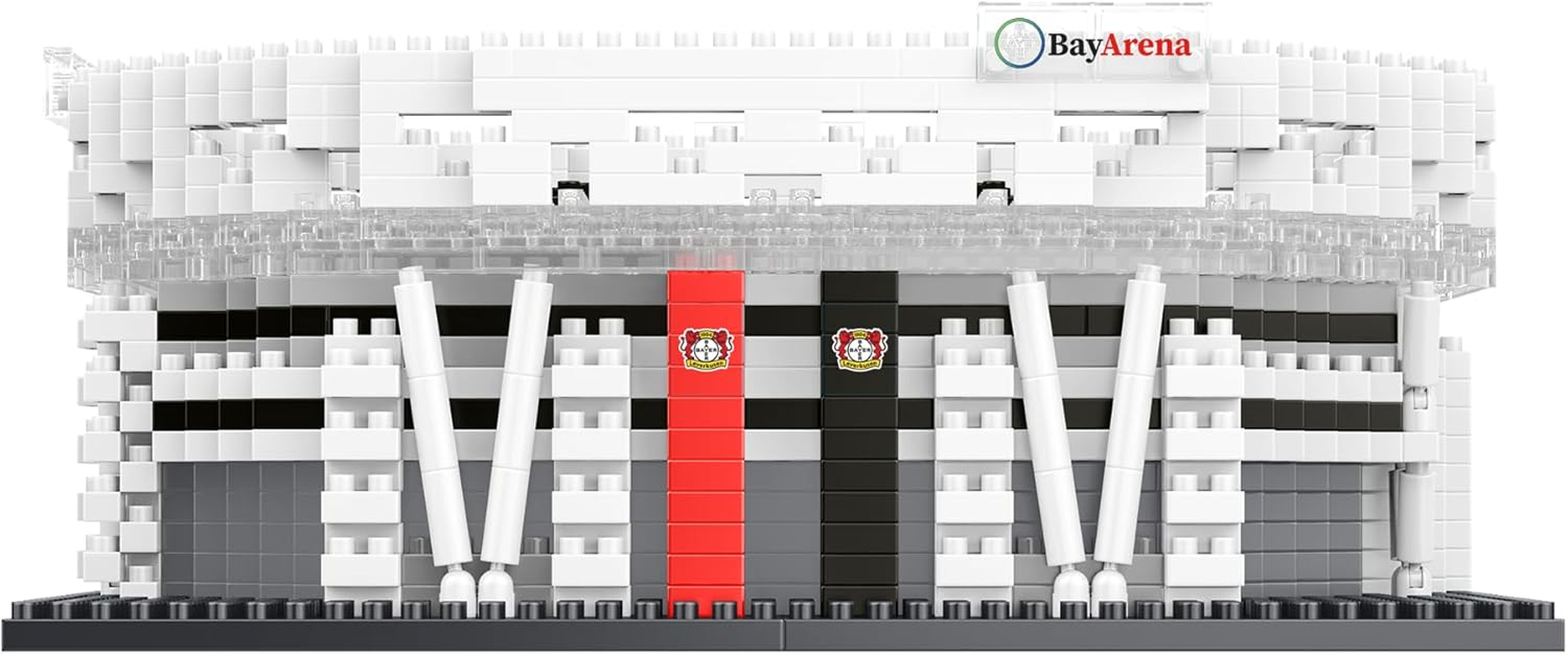 FOCO Official Licensed Bayer 04 Leverkusen FC Bayarena BRXLZ Bricks 3D Mini Football Stadium Construction Set image number 4