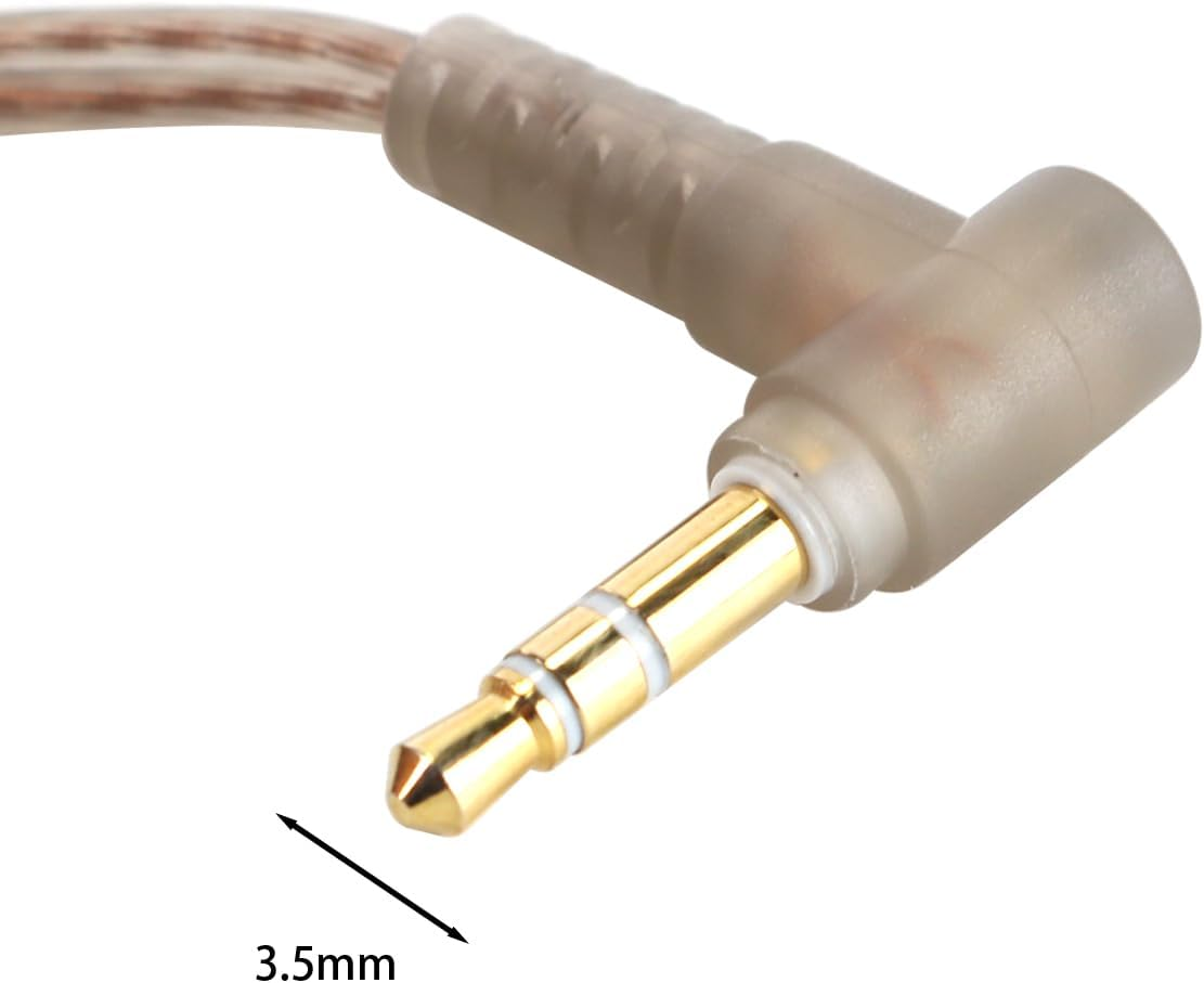 Laroal IEM Earphones Deep Bass Driver 10Mm Dynamic Driver over Ear Headset for Phone PC (Cyan without Microphone) image number 6