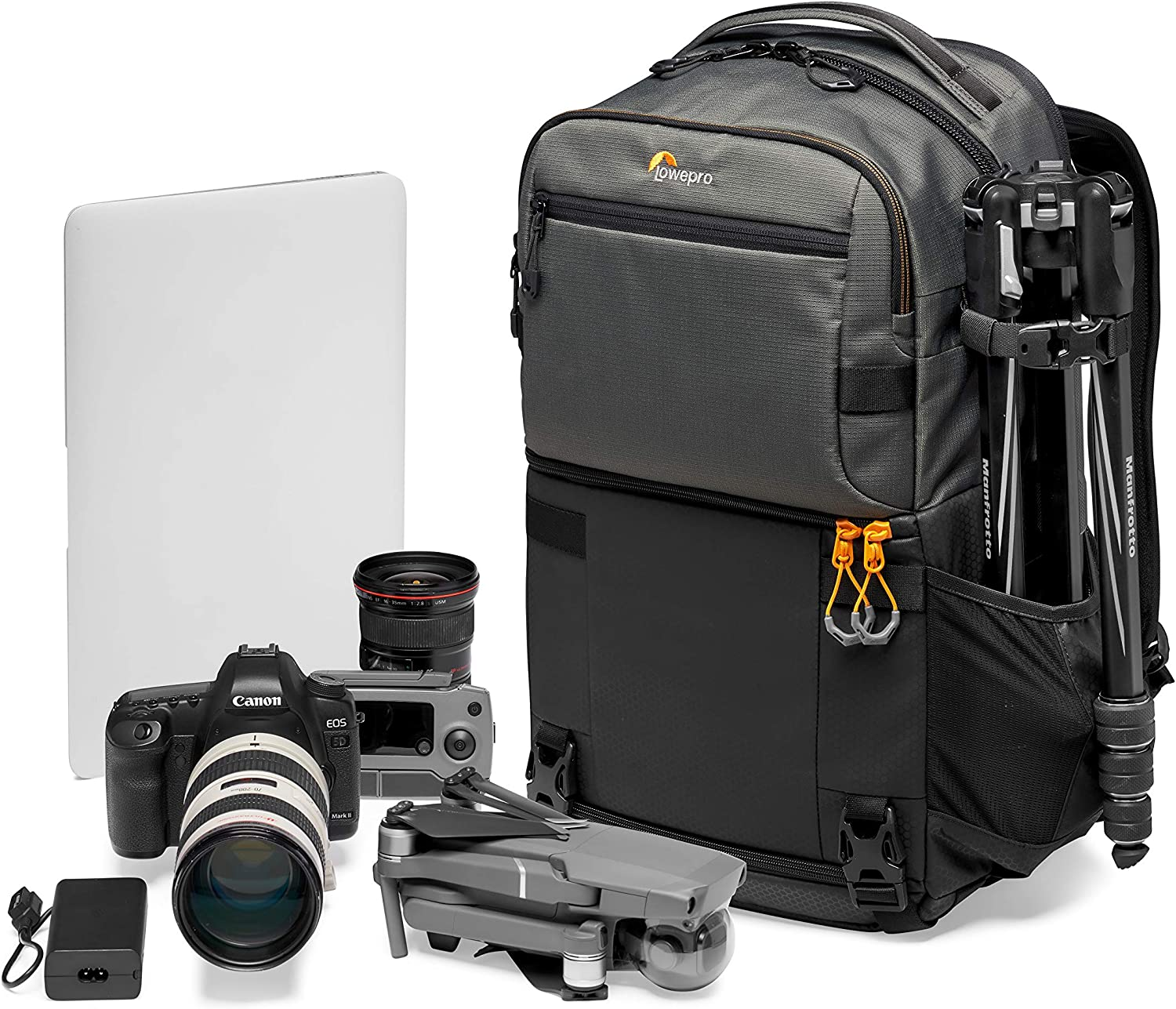Lowepro Fastpack PRO BP 250 AW III Mirrorless and DSLR Camera Backpack, Quickdoor Access Camera Bag Insert, 15 Inch Laptop Compart- Camera Bag Backpack for Mirrorless, DSLR, Nikon D850, 300D Ripstop