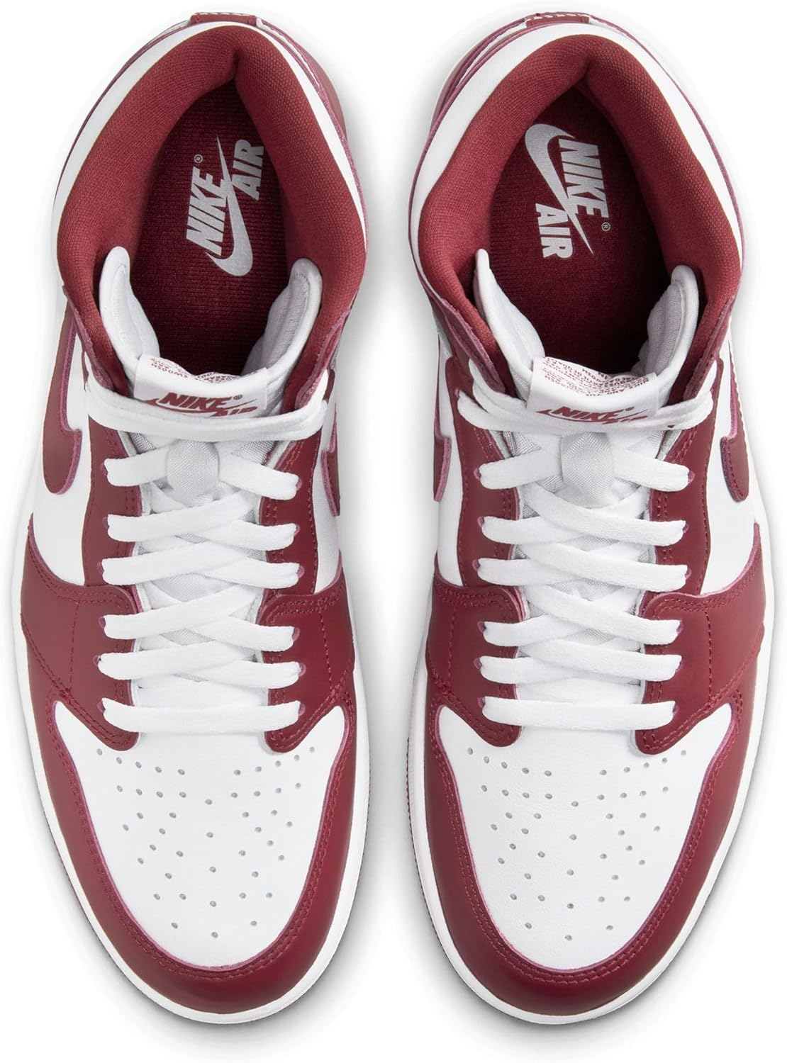 Jordan Men'S 1 Retro High OG Artisanal Red White/Team Red (DZ5485 160), White/Team Red, 11 US image number 5