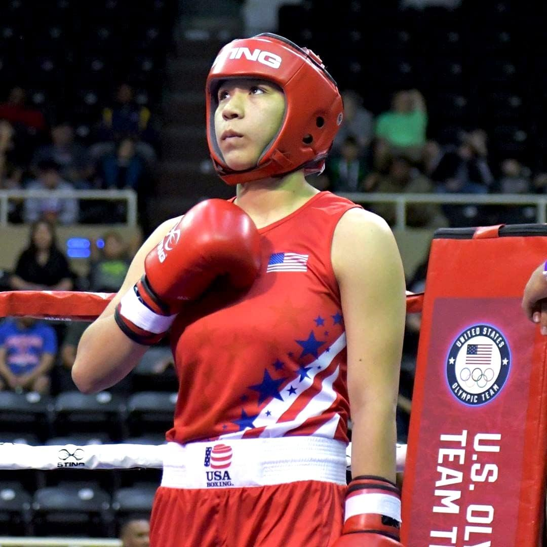 STING Olympics Sponsor - AIBA Approved Boxing Gloves | for Professional Competition & Training [Blue, 10Oz] image number 2