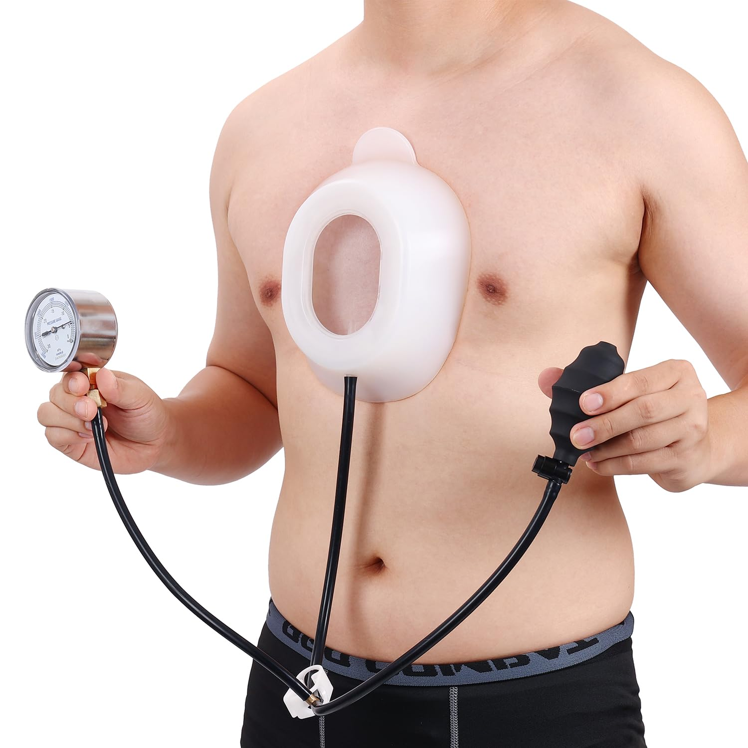 Pectus Excavatum Orthosis Brace, Sternal Depression Support, Thoracic Depression Sunken Sternum Brace for Adults and Child Physical Correction of Pectus Excavatum (M) image number 6